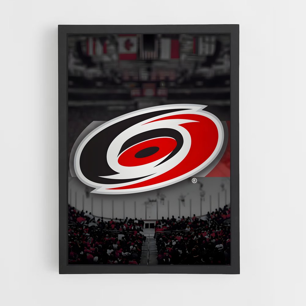 Poster Tempête de Carolina – affiche Hockey sur glace (vue 2)